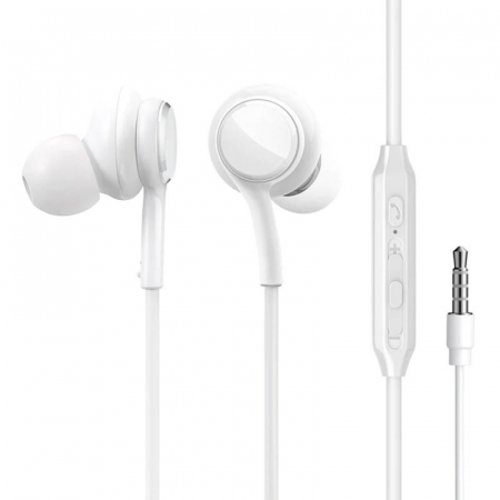 Casti cu Fir HiFi - Casti cu fir JR-EW02, in-ear (alb)