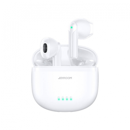 Casti Wireless - Casti cu microfon dublu Joyroom JR-TL11 ENC True (alb)