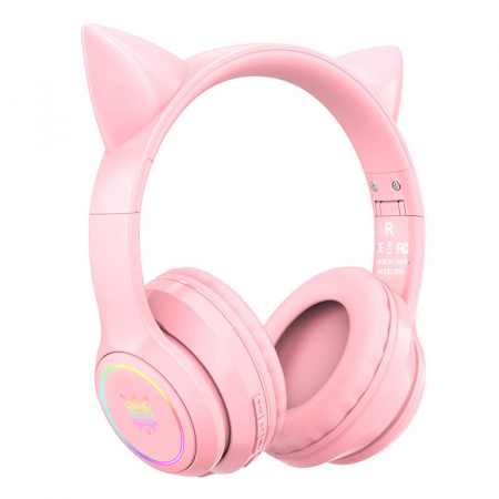 Casti de gaming ONIKUMA B90 roz [1]