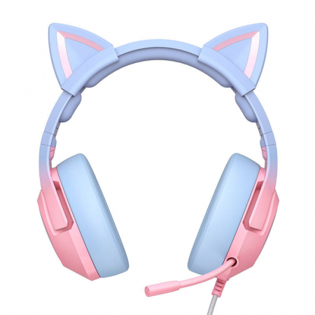 Casti de gaming ONIKUMA K9 roz si albastru [2]