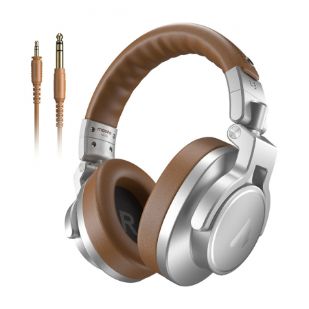 Casti cu Fir HiFi - Casti de studio Maono MH700 (argintii)