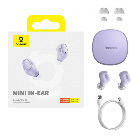 Casti fara fir Baseus Bowie WM01 (violet) [7]