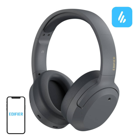 AUDIO & VIDEO - Casti fara fir Edifier W820NB, ANC (gri)
