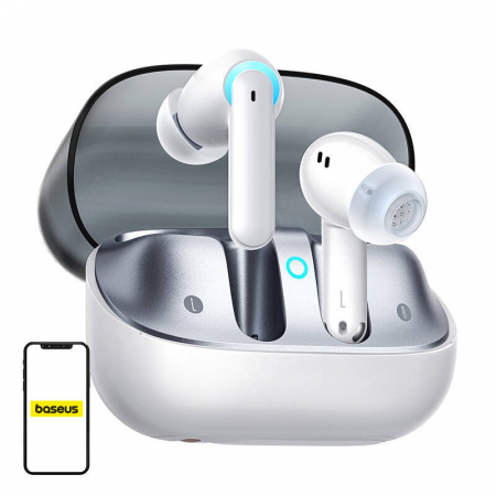 AUDIO & VIDEO - Casti fara fir TWS Baseus AeQur G10 (alb)