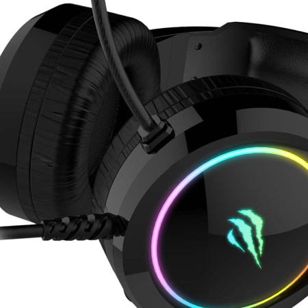 Casti pentru jocuri Havit GAMENOTE H2232D RGB USB+3.5mm [3]