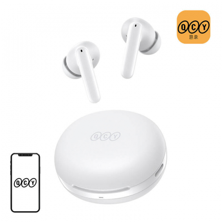 AUDIO & VIDEO - Casti QCY T13 ANC2 Earbuds (alb)