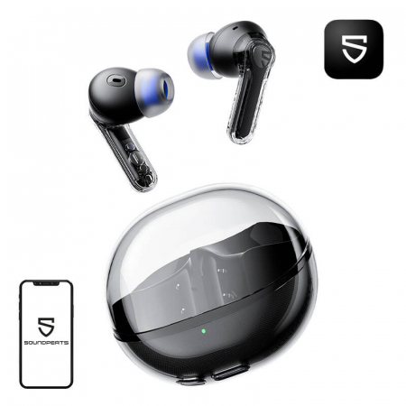 AUDIO & VIDEO - Casti Soundpeats Clear (negru)
