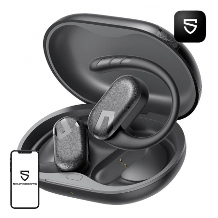 AUDIO & VIDEO - Casti TWS Soundpeats Breezy (negru)
