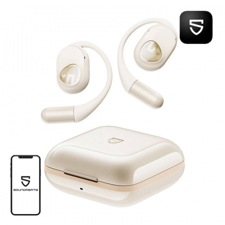 AUDIO & VIDEO - Casti TWS Soundpeats GoFree2+ (alb)