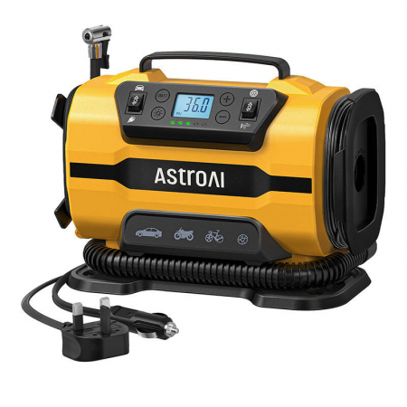 Mini Compresoare - Compresor de roti portabil AstroAI ATJ-8366150 PSI 12V DC/110V AC