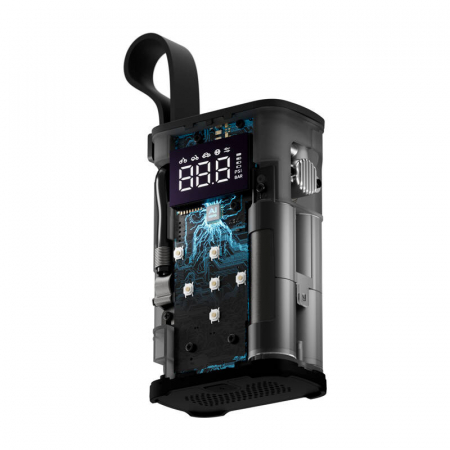 Compresor portabil, pompa electrica HOTO QWCQA001 (10,3 bar, 150 PSI, 2000mAh) [2]