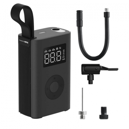 Mini Compresoare - Compresor portabil, pompa electrica HOTO QWCQA001 (10,3 bar, 150 PSI, 2000mAh)