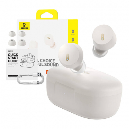 Earphones TWS Baseus Bowie E18 (white) [8]
