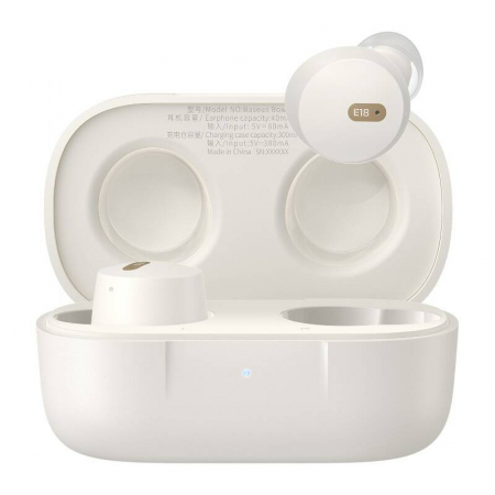 Earphones TWS Baseus Bowie E18 (white) [1]