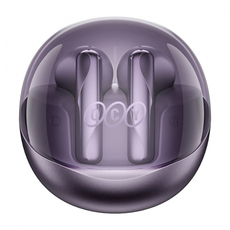 Earphones TWS QCY AilyBuds Clear T32 (purple) [3]