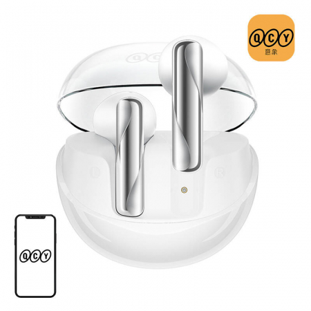 AUDIO & VIDEO - Earphones TWS QCY AilyBuds Clear T32 (white)