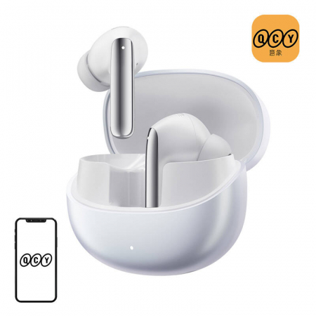AUDIO & VIDEO - Earphones TWS QCY MeloBuds Pro HT08, ANC (white)