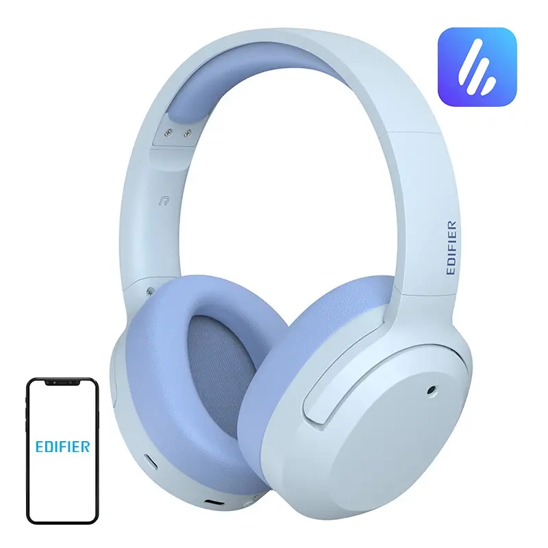 AUDIO & VIDEO - Edifier W820NB Plus Casti fara fir, ANC (albastru)