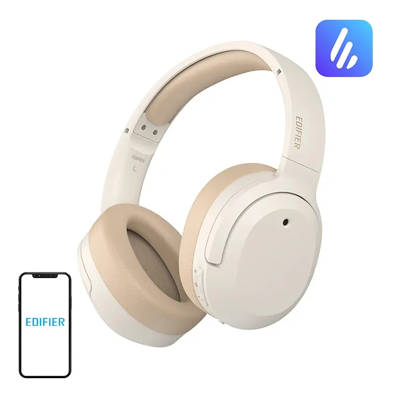 AUDIO & VIDEO - Edifier W820NB Plus Casti fara fir, ANC (bej)