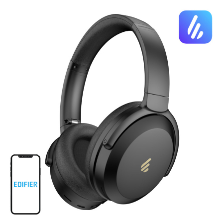 AUDIO & VIDEO - Edifier WH700NB Pro Casti fara fir, ANC (negru)
