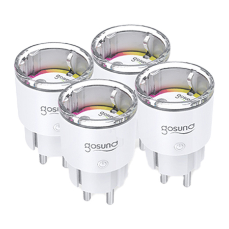 Smart Home Gadget - Gosund EP2-Z Soclu inteligent ZigBee (pachet de patru) 10A