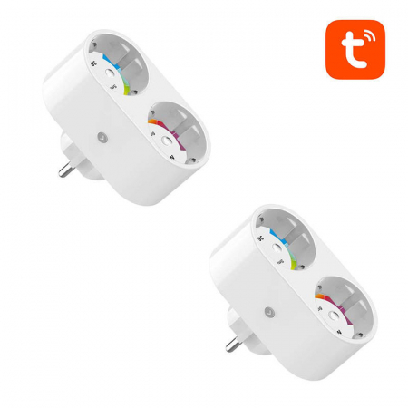 Gosund SP211 priza inteligenta WiFi dubla, 2 bucati 3500W (pachet de doua) Tuya [1]