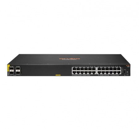 NETWORK SWITCHES - HPE Aruba Networking CX 6000 24G Class4 PoE 4SFP 370W Switch