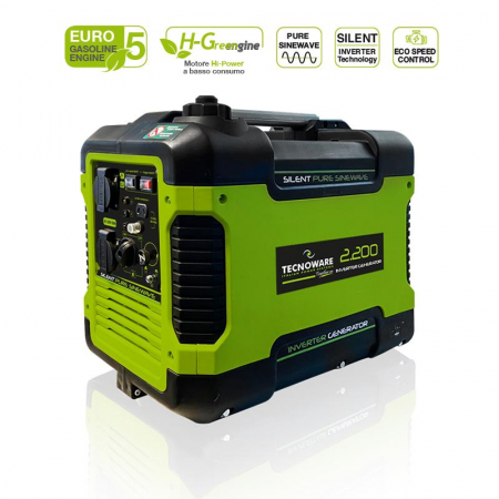 Power Generators - INVERTER GENERATOR SILENT/2200VA FGEINV2200M TECNOWARE