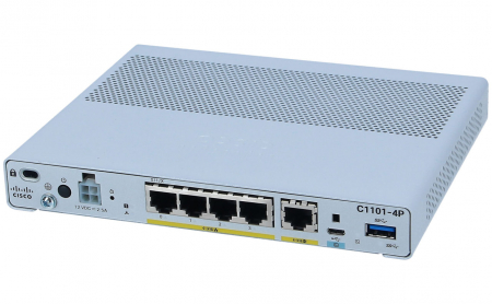 Datacenter, Network & Security - ISR 1101 4 Ports GE Ethernet WAN Router