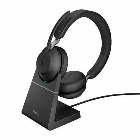 AUDIO & VIDEO - Jabra Evolve2 65, Link380a MS Stereo Stand Black