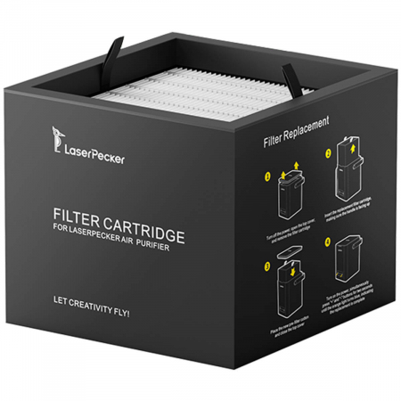 Mașini de gravură și tăiere cu laser - LaserPecker purificator de aer fum filtru canistra