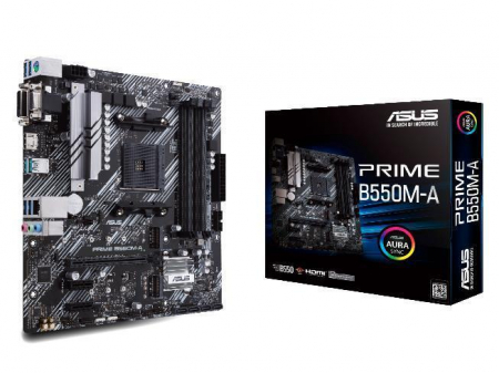 Mainboards for AMD CPUs - MB AMD B550 SAM4 MATX/PRIME B550M-A ASUS