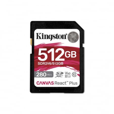Memory Cards & Readers - MEMORY SDXC 512GB UHS-II/SDR2V6/512GB KINGSTON