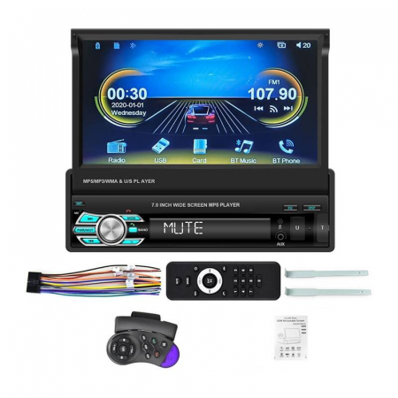 Monitor auto 7&#039;&#039; Podofo A3503 CarplayandAndroid Auto [9]