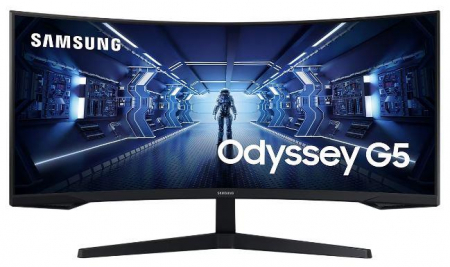 PC, Periferice si Software - MONITOR LCD 34" ODYSSEY G5/LC34G55TWWPXEN SAMSUNG