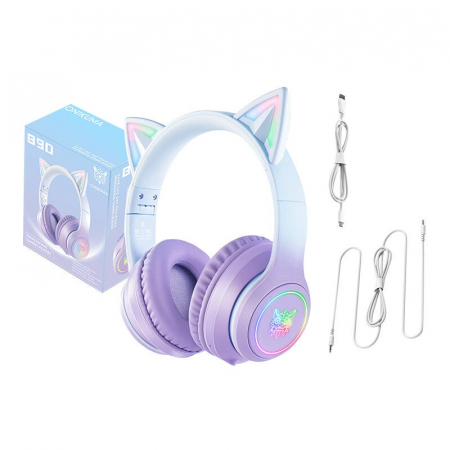 ONIKUMA B90 Gaming headset (Blue/Purple) [5]