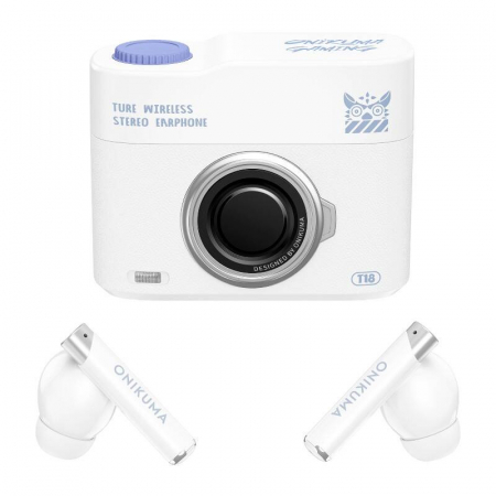 ONIKUMA T18 Bluetooth In-Ear Earphones White [1]