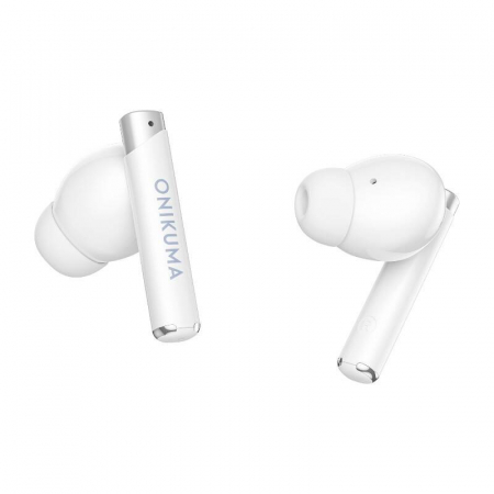 ONIKUMA T18 Bluetooth In-Ear Earphones White [2]