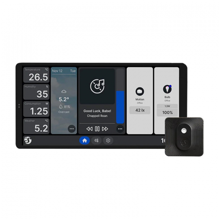 Panouri de control - Panou de control dublu Shelly Wall Display X2 WiFi/BLU (negru) + BLU HandT