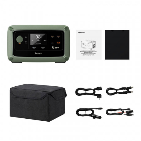 Portable Power Station Baseus Energy Stack 600W Green [1]