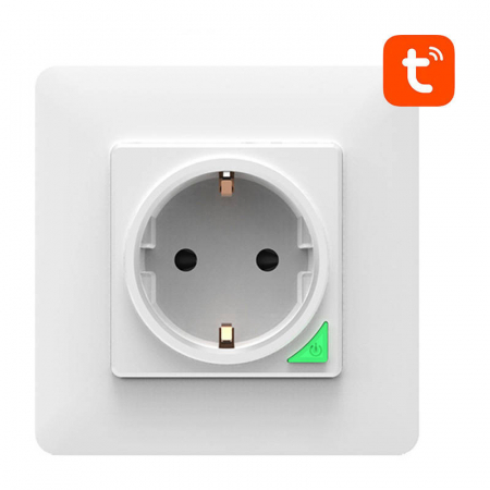 Smart Home Gadget - Priza de perete Avatto N-WOT10-EU-W TUYA WiFi (alb)
