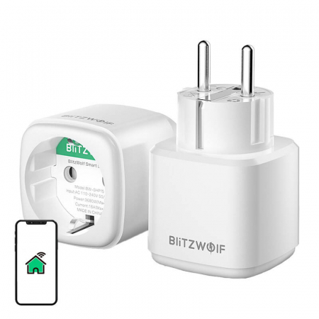 Smart Home Gadget - Priza inteligenta Blitzwolf BW-SHP15, ZigBee, 3680W