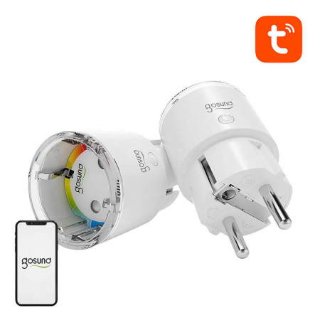 Smart Home Gadget - Priza inteligenta Gosund EP2 WiFi, 2 bucati (pachet de doua) 10A Tuya