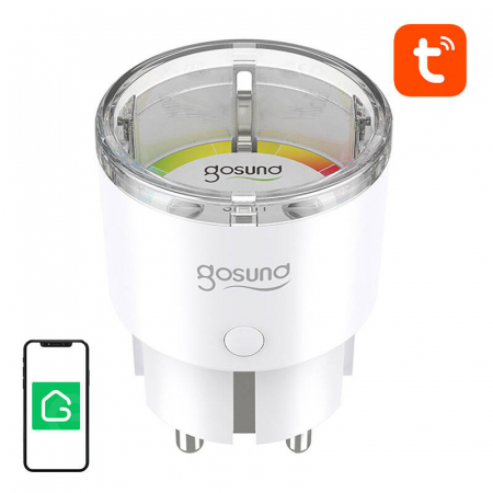 Prize inteligente - Priza inteligenta WiFi Gosund SP111 3680W 16A, Tuya