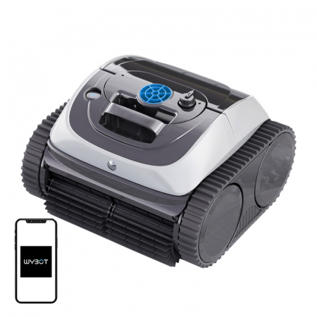 Robot curatare piscina - Robot de curatat piscine fara fir Wybot C1