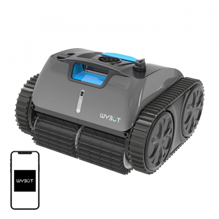 Robot curatare piscina - Robot de curatat piscine fara fir Wybot C1 Max