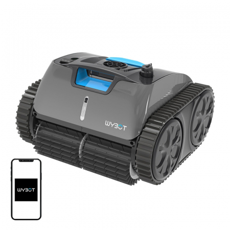 Robot curatare piscina - Robot de curatat piscine fara fir Wybot C1 Pro