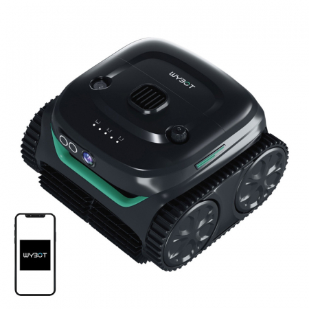 Robot curatare piscina - Robot de curatat piscine fara fir Wybot C2 Pro Vision