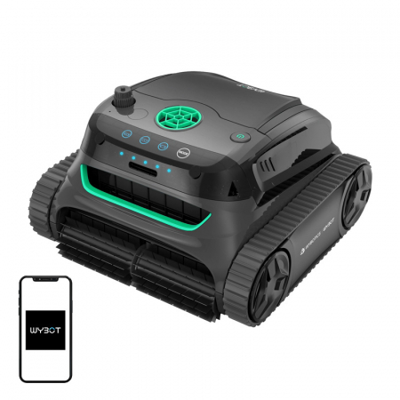 Robot curatare piscina - Robot de curatat piscine fara fir Wybot S2