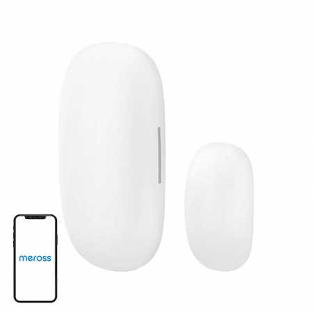 Senzori inteligenti - Senzor inteligent fara fir pentru usi/ferestre Meross MS200H (HomeKit) (pentru Meross MSH300)